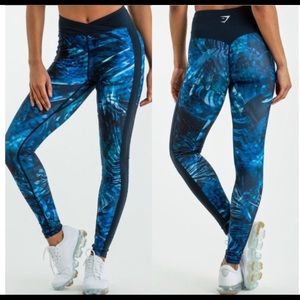 Gymshark ocean camo leggings small